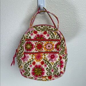 Vera Bradley Floral Patterned bag w/zip closure & two Handles